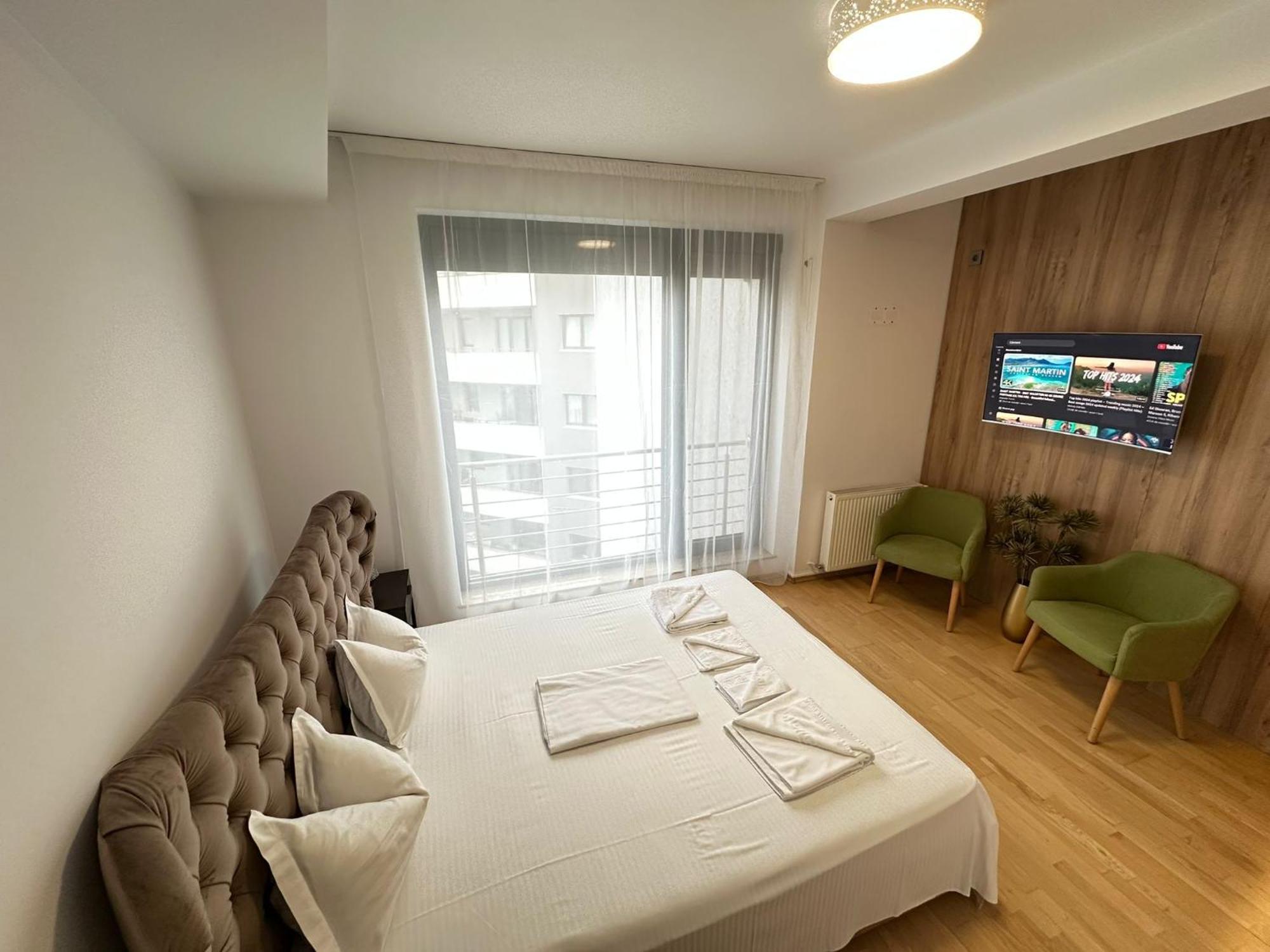 Centru Unirii Luxury Vip Palmier Apartament 2 Camere Cu Terasa Exterioara Amenajata ! Parcare Subterana Privata Climatizata Si Supravegheata Video Dar Doar Cu Rezervare In Limita Locurilor Disponibile !Proprietate In Regim Hoteliep - Nu Are Bucatarie Bukurešť Exteriér fotografie
